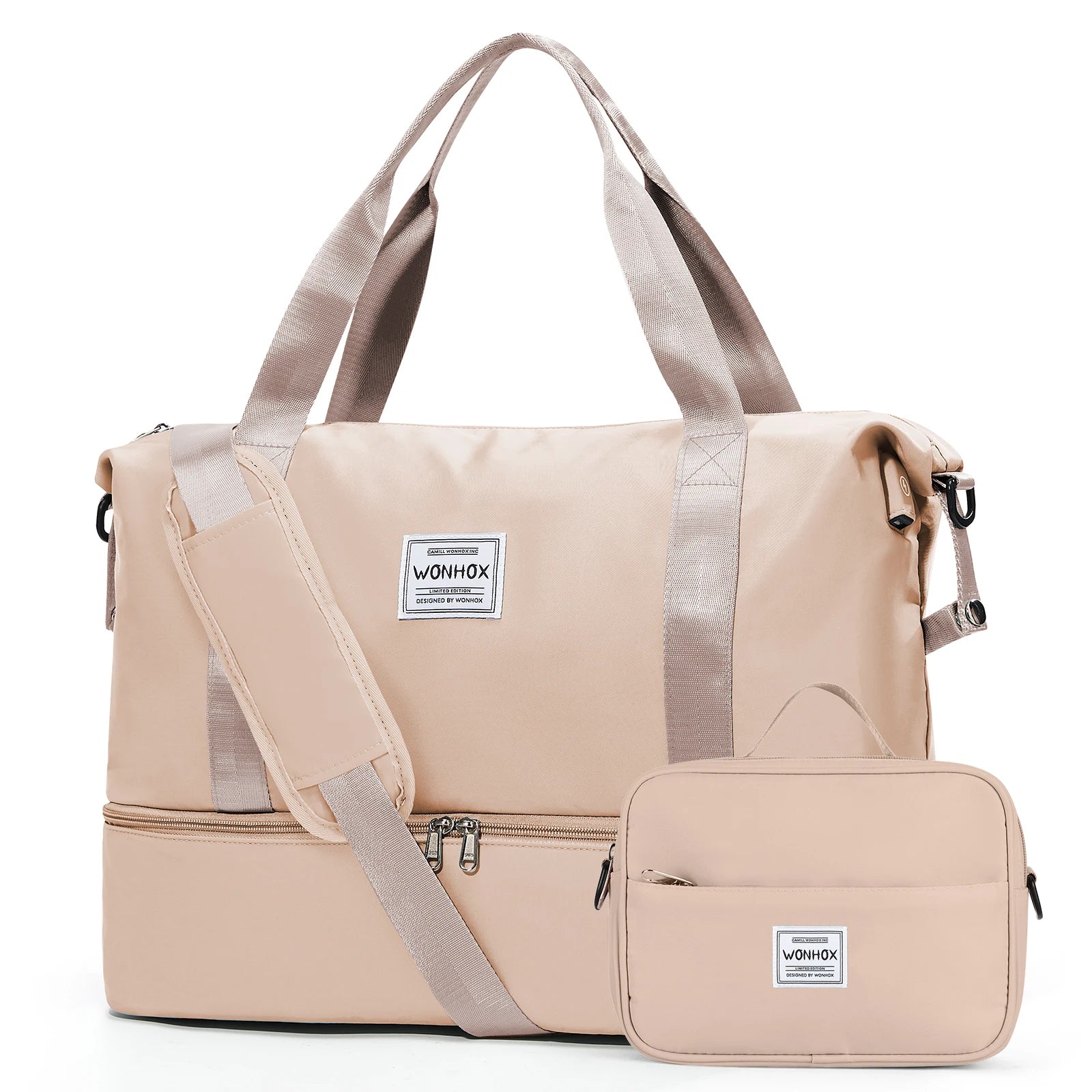 Women's Weekender Duffel with Shoe & Toiletry Bag