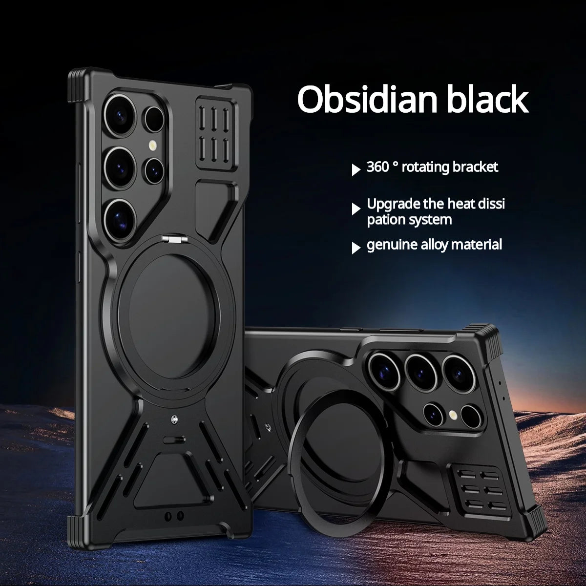 Aluminum Metal Frameless Heat Dissipation Magnetic Phone Case
