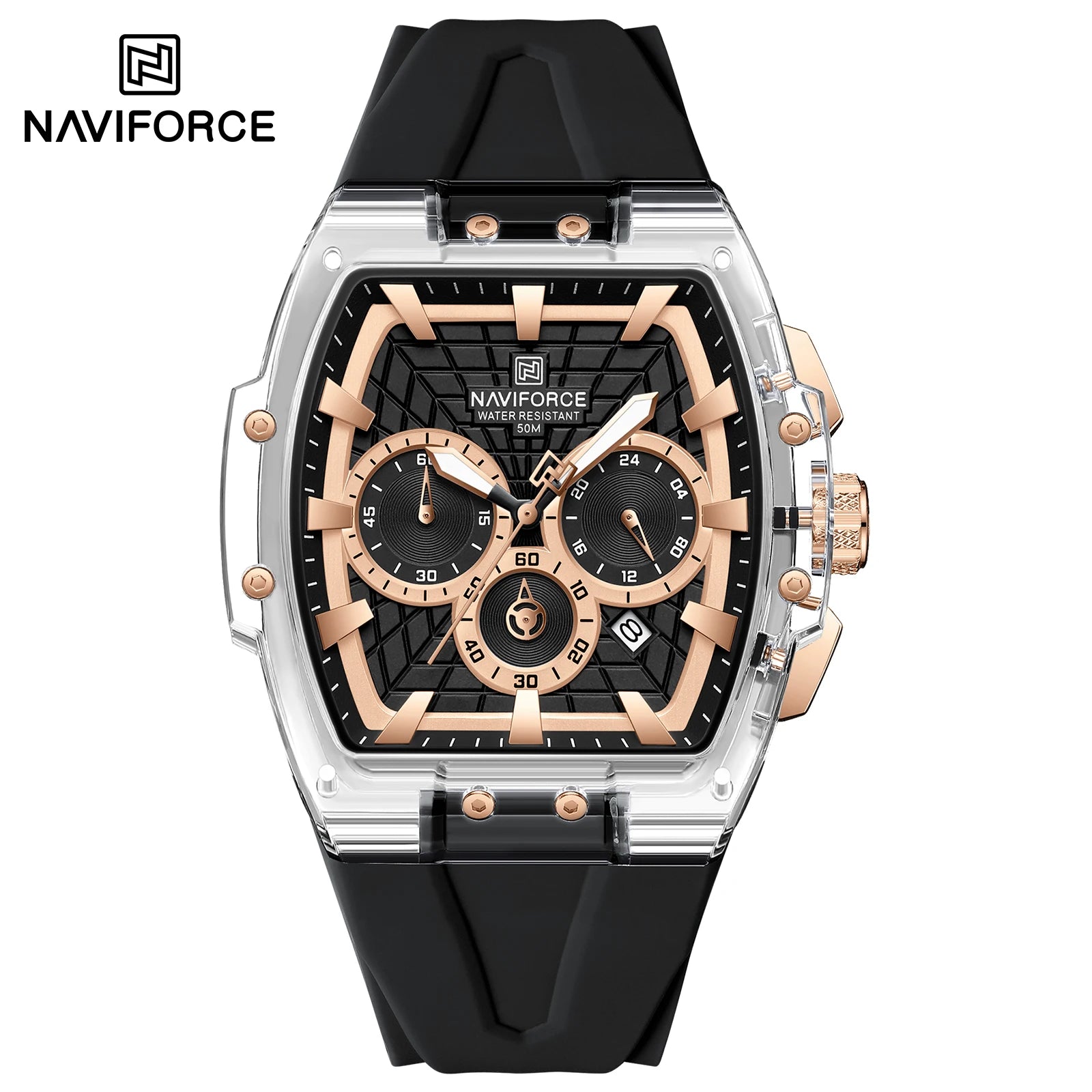 NAVIFORCE 6113 Men's Chronograph Watch, Waterproof