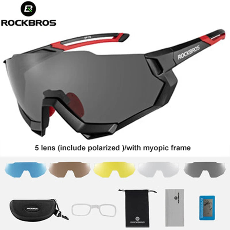 ROCKBROS Polarized Windproof Cycling Sunglasses