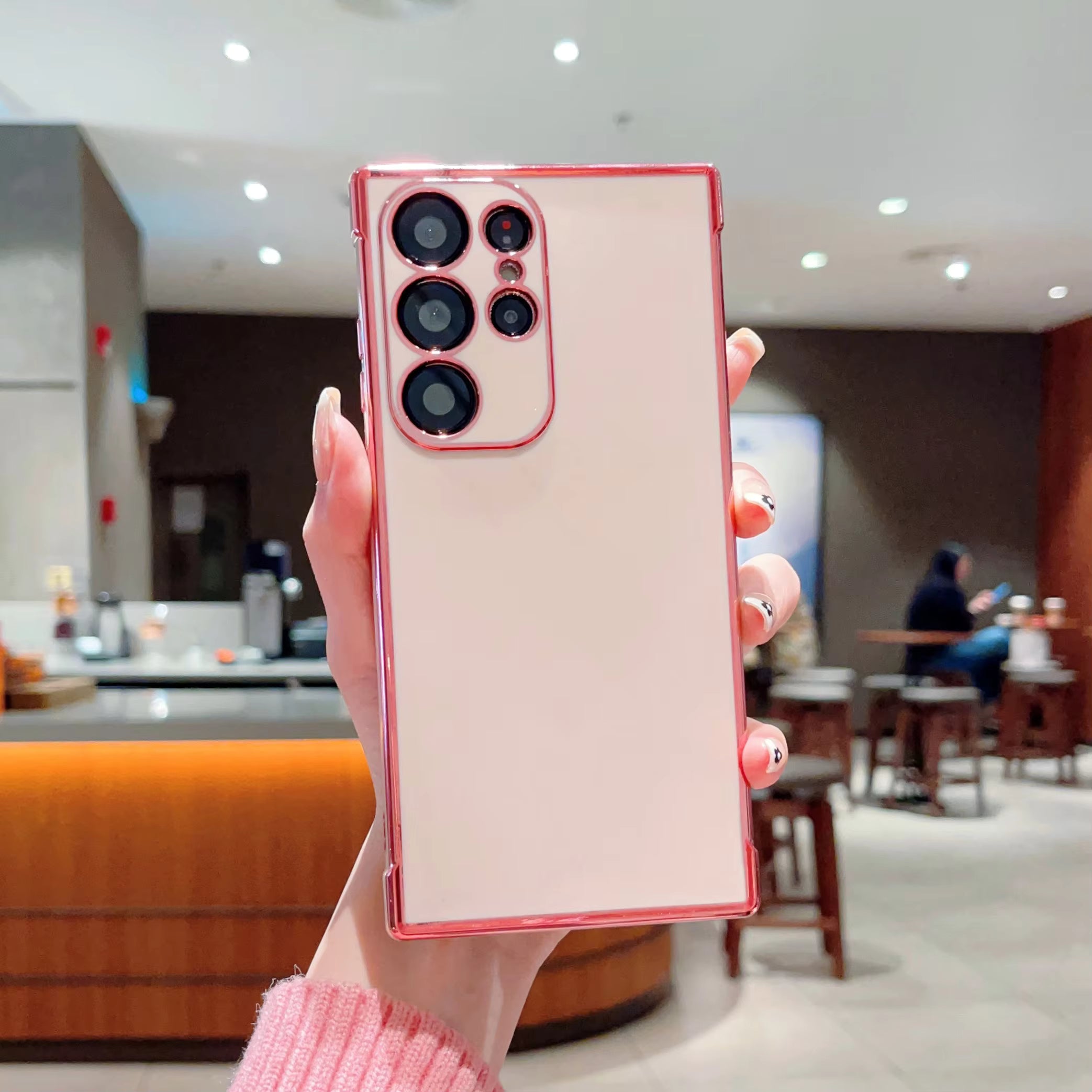 Luxury Plating Shockproof Soft TPU Phone Case for Samsung