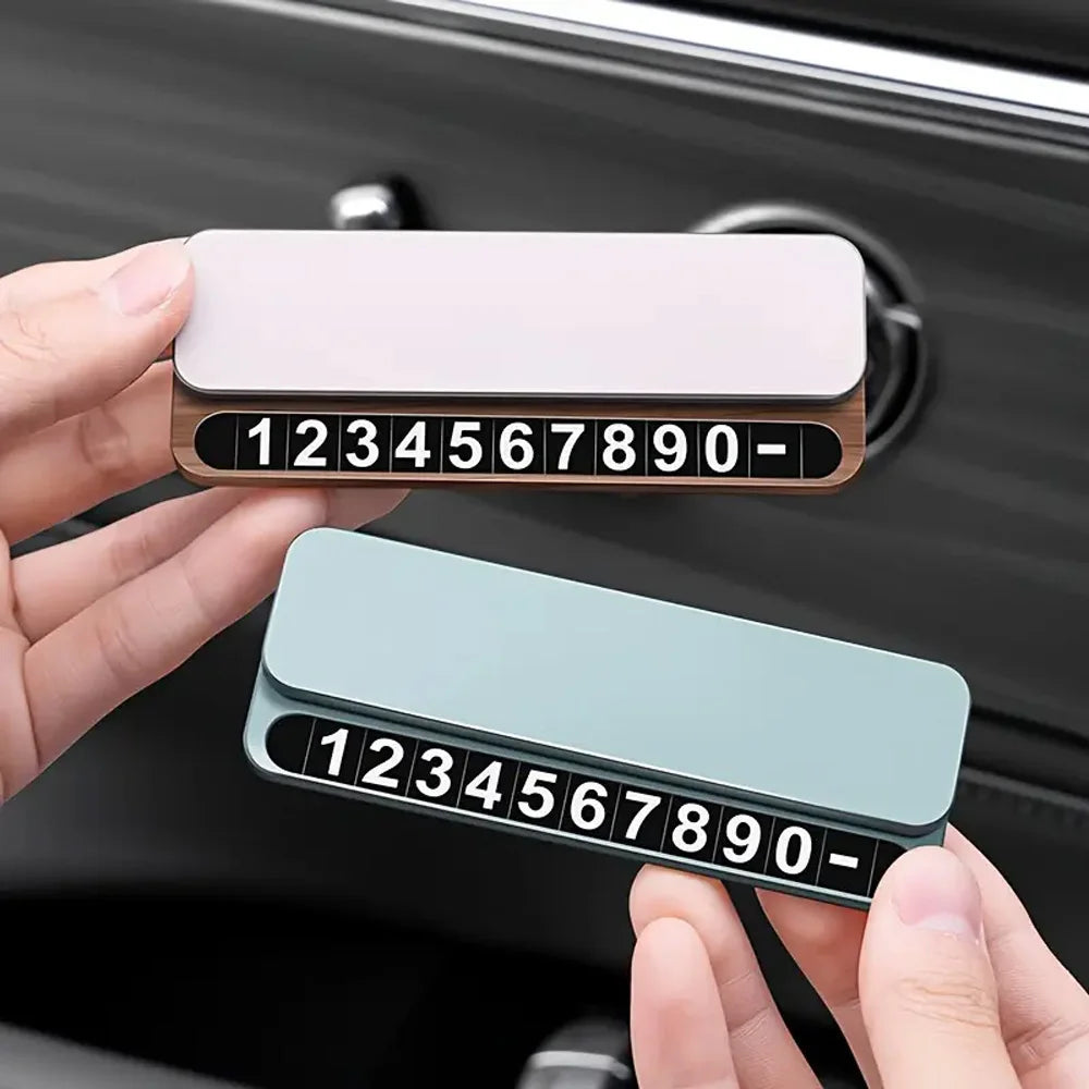 Universal Car Parking Phone Number Plate