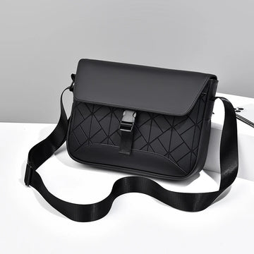 Unisex New PU Leather Crossbody Bag with Fashionable Design,