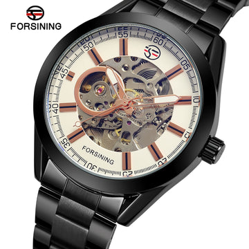 Forsining Skeleton Automatic Luxury Watch for Men