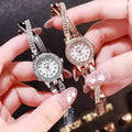 Elegant Diamond-Studded Women's Smartwatch
