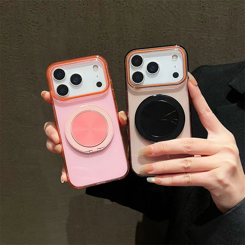 Compass Magnetic Stand Phone Case for iPhone