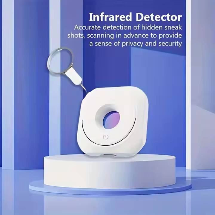 Mini Infrared Hidden Camera Detector – Portable Anti-Spy Finder & Lens Scanner for Hotel Room & Travel Security