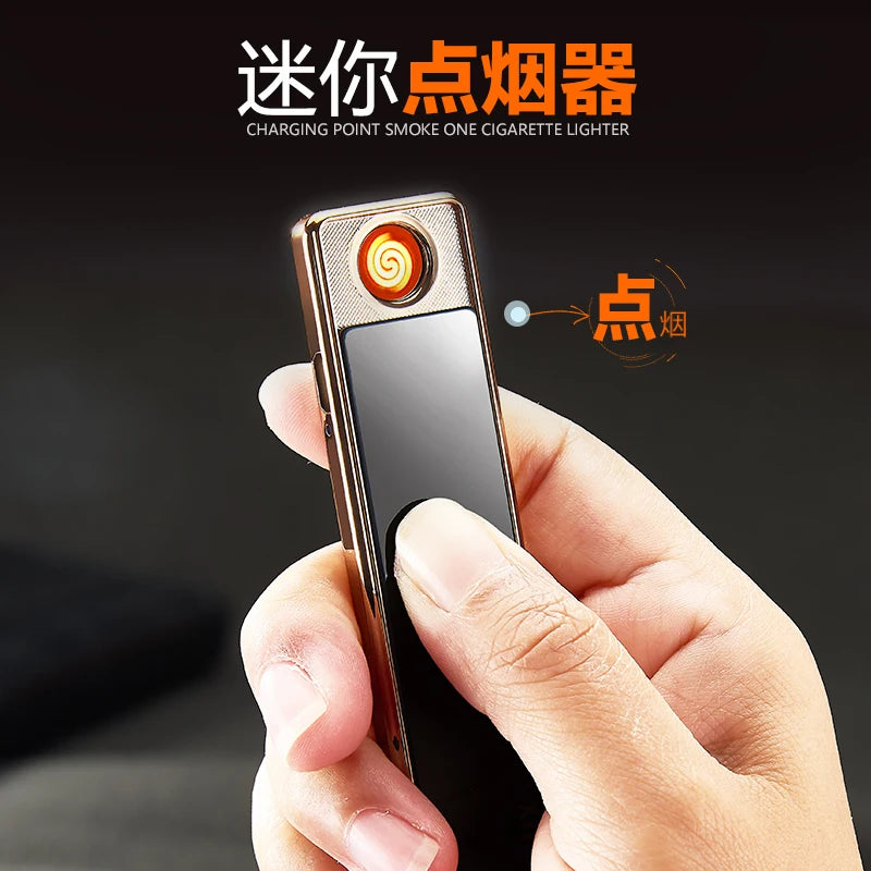 Fashion Design USB Rechargeable Electronic Arc Lighter Top Seller