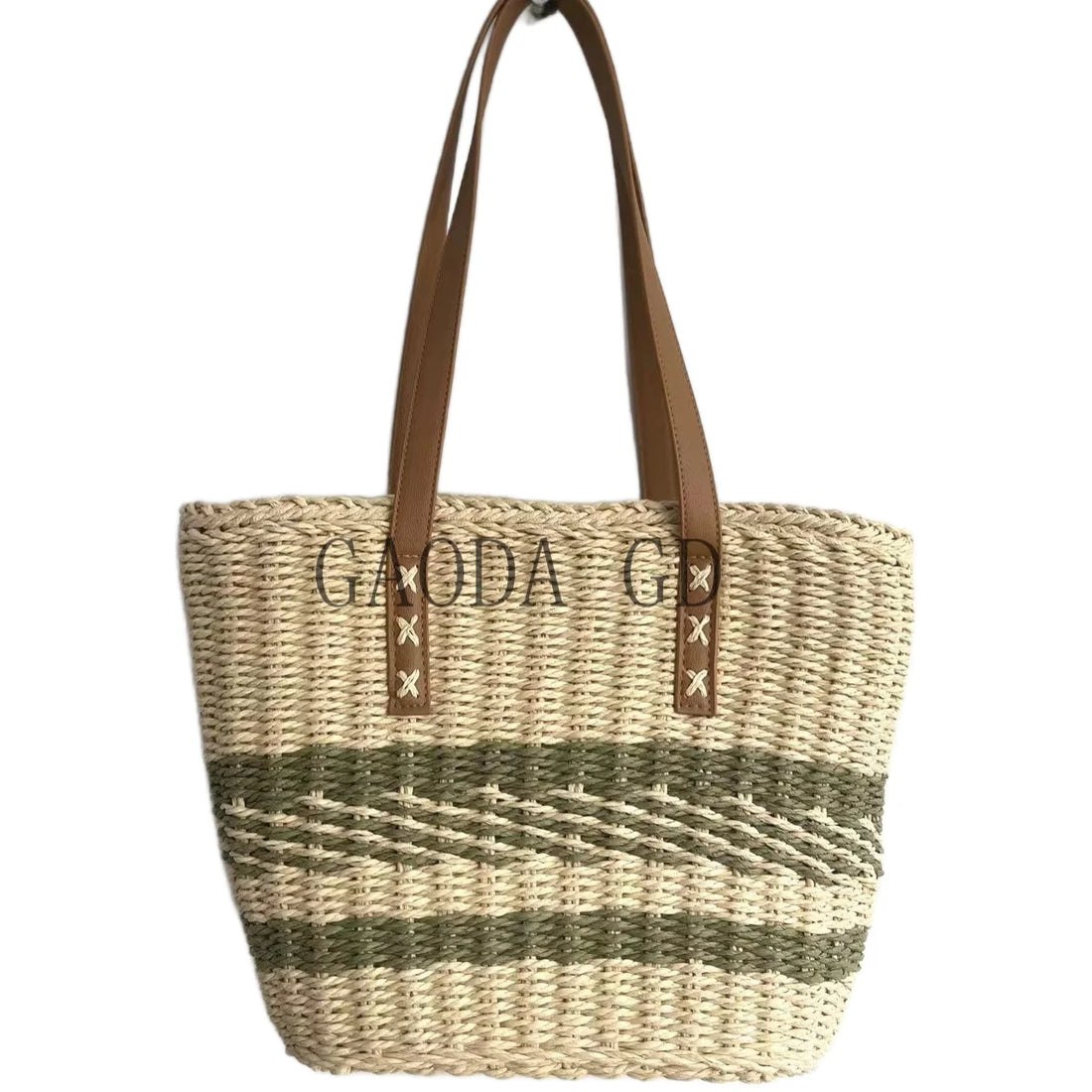 New Fashion Mixed-colors Straw Handbag