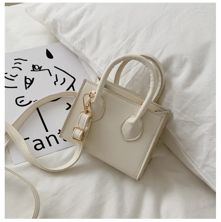 Fashion Women's Small Crossbody Bag PU Leather Messenger Bags Zipper