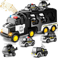 Toddler City Truck with Lights & 6 Mini Vehicles 7-in-1 Set