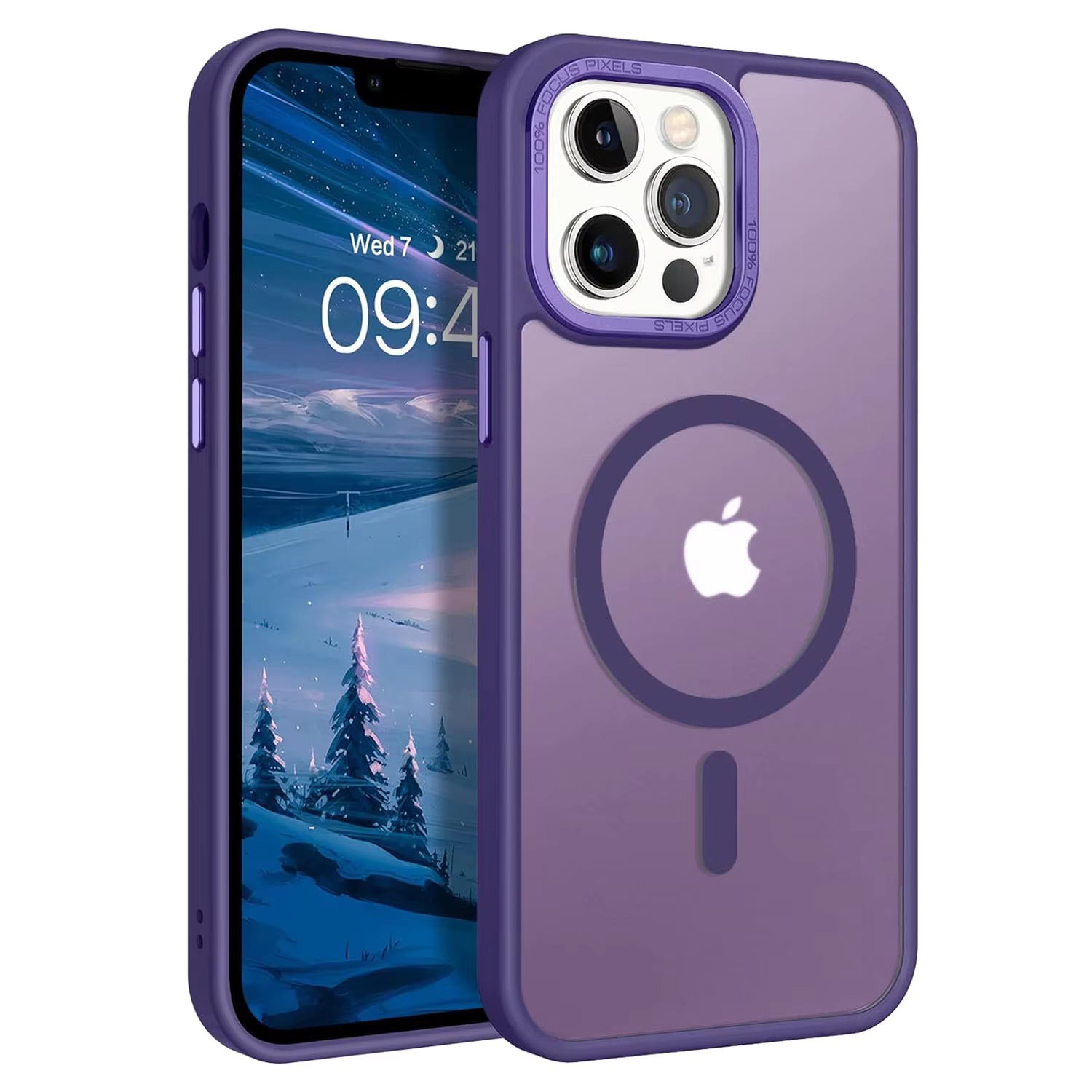 Matte Frosted TPU Silicone Magnetic Case for iPhone – Shockproof Slim Protective Cover
