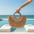 Stylish Eco-Friendly Paper Rope Shoulder Bag