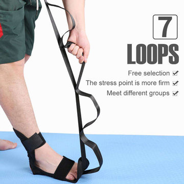 Adjustable Stretching Strap Yoga Leg Trainer Flexibility Belt for Ballet & Gymnastics