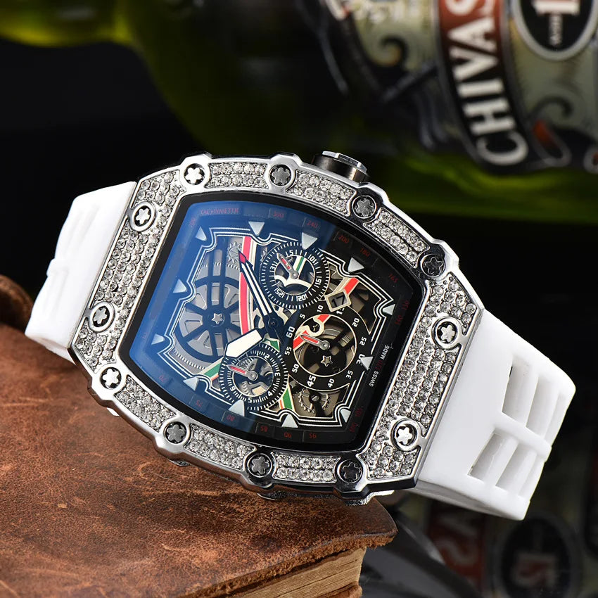 Luxury Diamond Quartz Watch