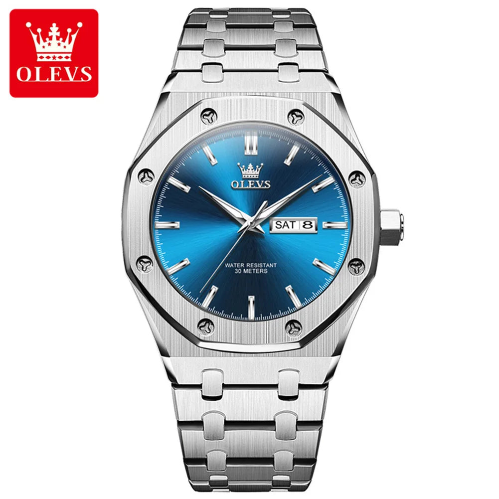 OLEVS Luxury Waterproof Quartz Watch