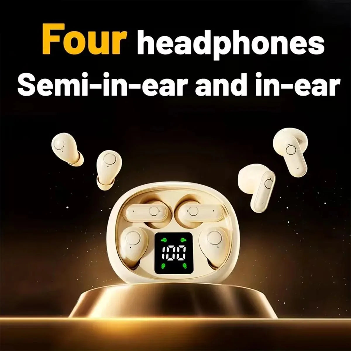 2026 Best Selling V5.4 Headphones with ENC Noise Cancellation 3-5