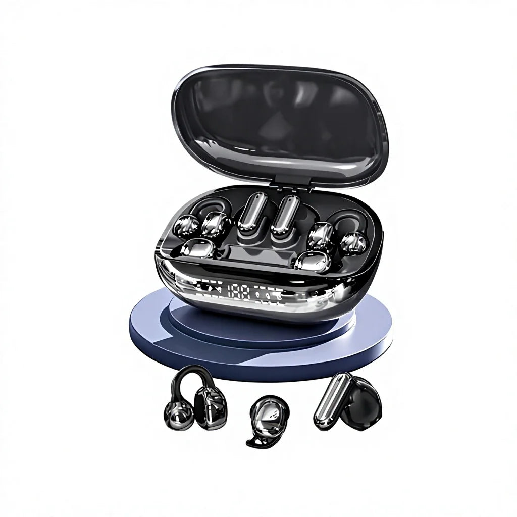 Open-Ear Clip Wireless Earphones – Active Noise Cancellation, Bluetooth 6.0 & Long Standby Battery