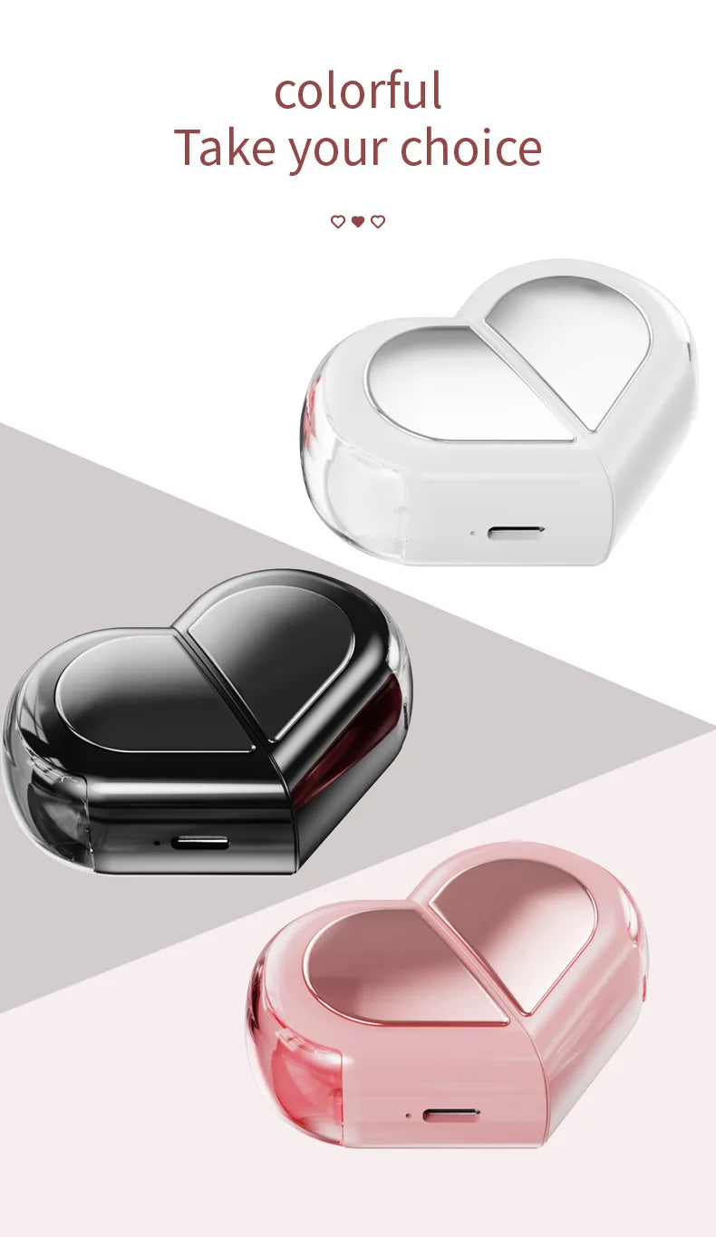 K520 Heart-Shaped Wireless Gaming Earbuds
