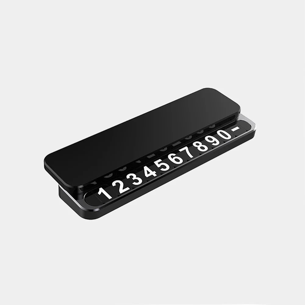 Universal Car Parking Phone Number Plate