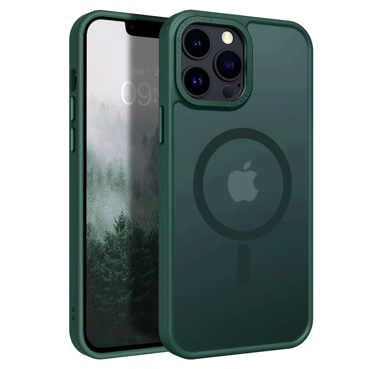 Matte Frosted TPU Silicone Magnetic Case for iPhone – Shockproof Slim Protective Cover