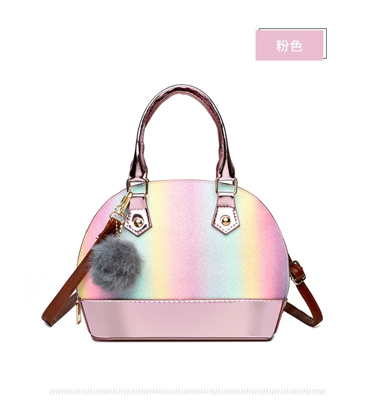 Women's Vintage Woven Pattern Plaid Shoulder Handbag Soft Synthetic