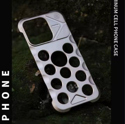 Aluminum Alloy Fragrance iPhone Case – Heat Dissipation, Anti-Scratch, Frameless Cover for iPhone