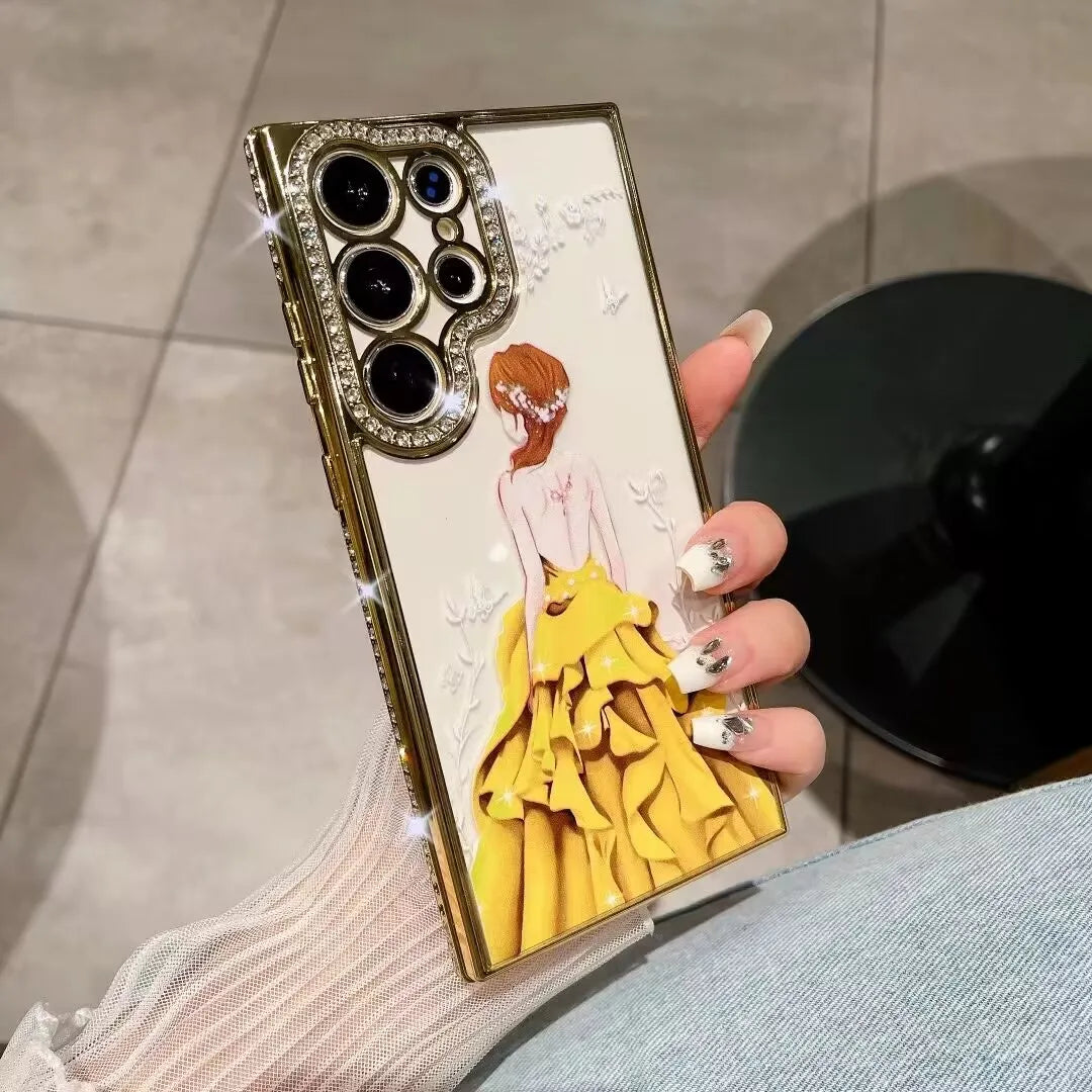 Luxury Glitter Shockproof Phone Case for Samsung and Iphone