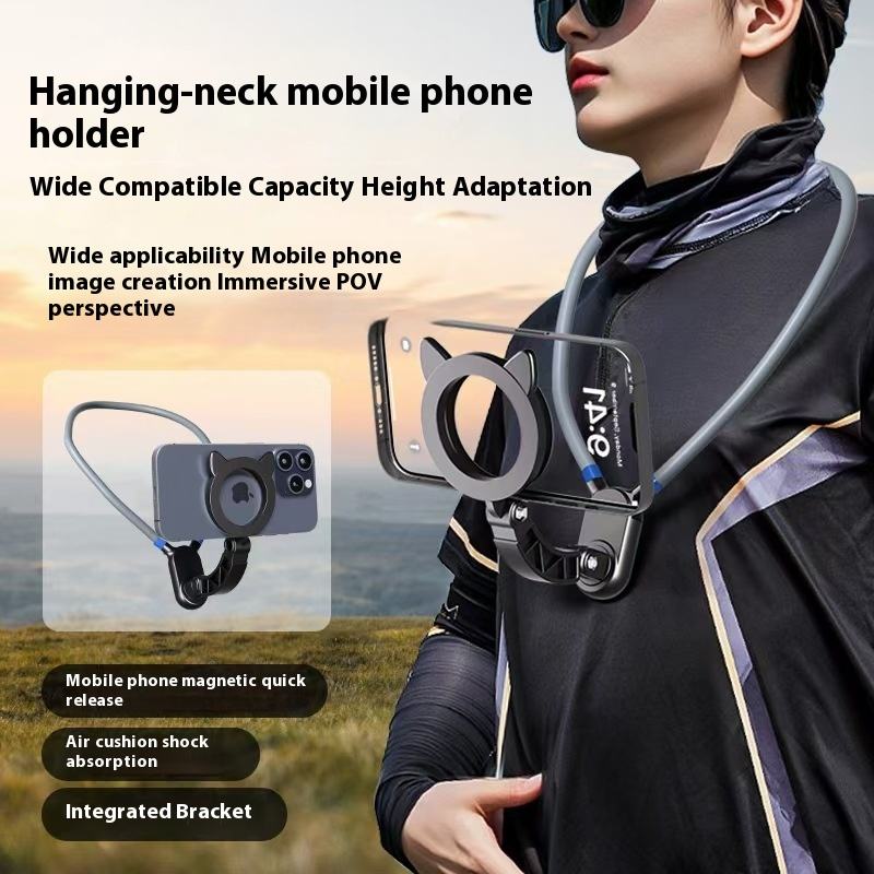 Silicone Magnetic Phone Neck Mount