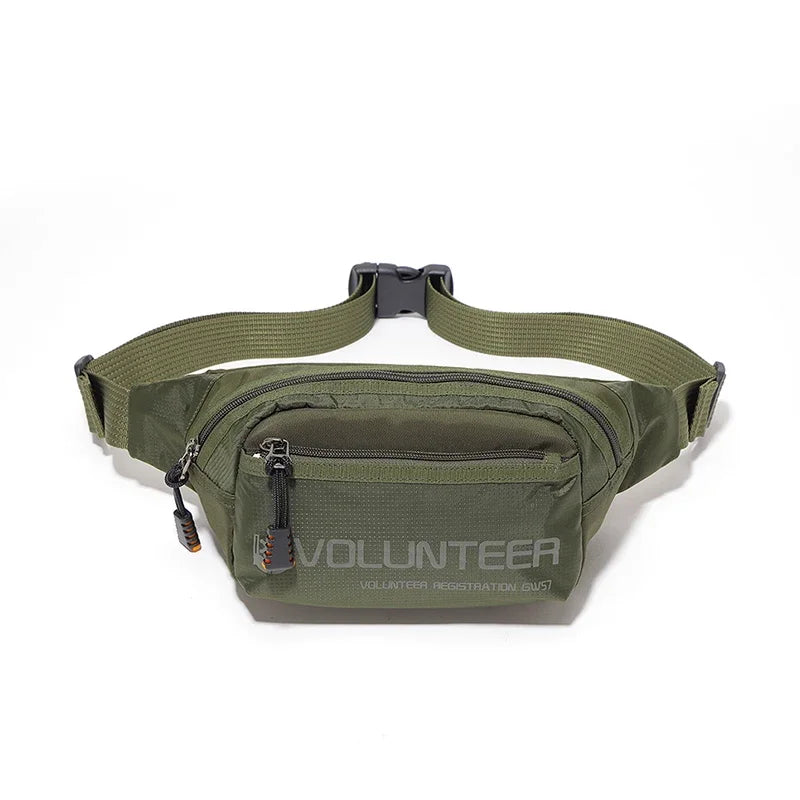 Adjustable Strap Outdoor Waterproof Camping Front Pouch Utility Waist Bag