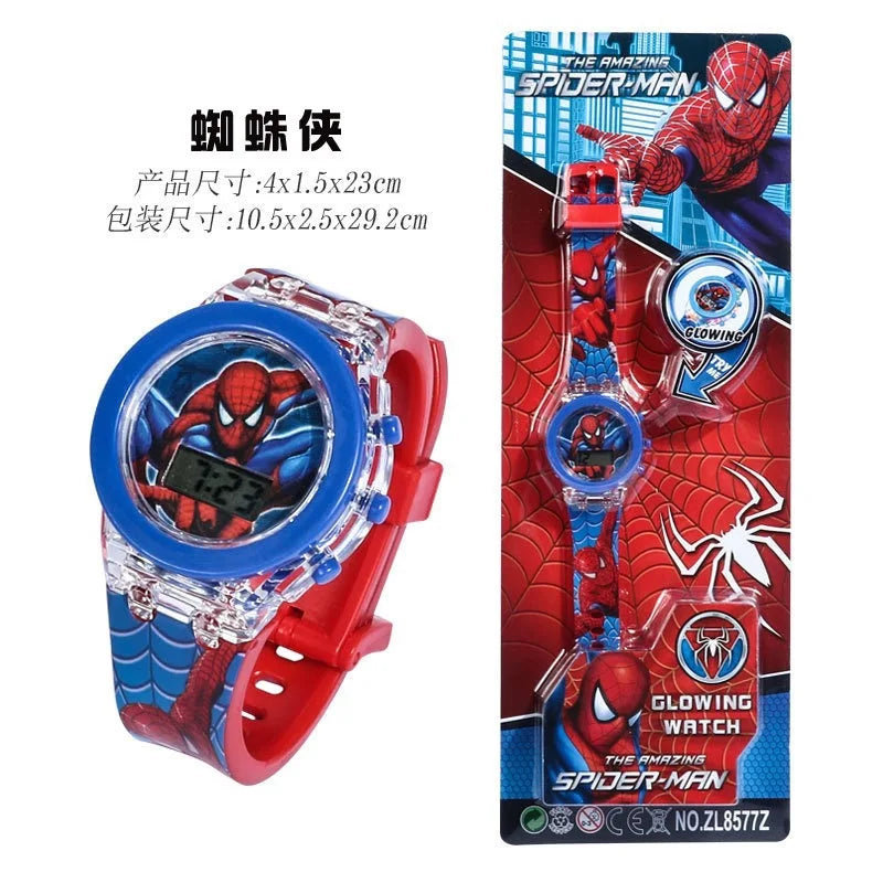 Children's Cartoon Digital Watch with Lights