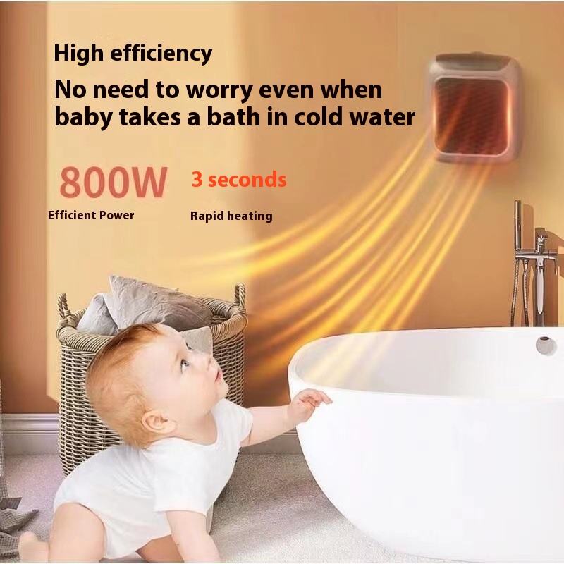 Fast Heating Turbo Ceramic Wall Heater – Quiet, Energy Efficient, Thermostat & Timer Control