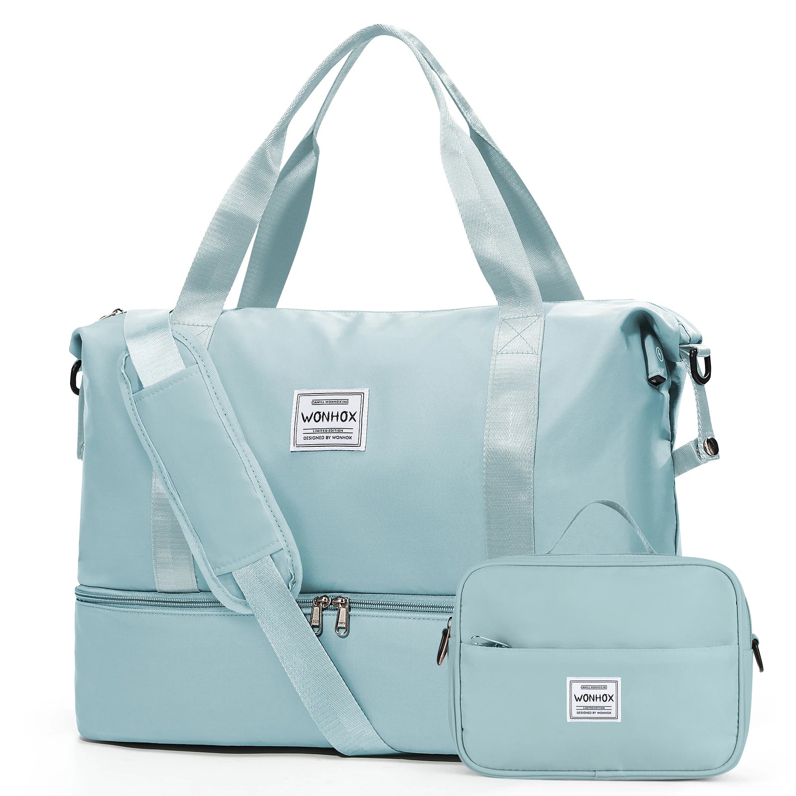 Women's Weekender Duffel with Shoe & Toiletry Bag