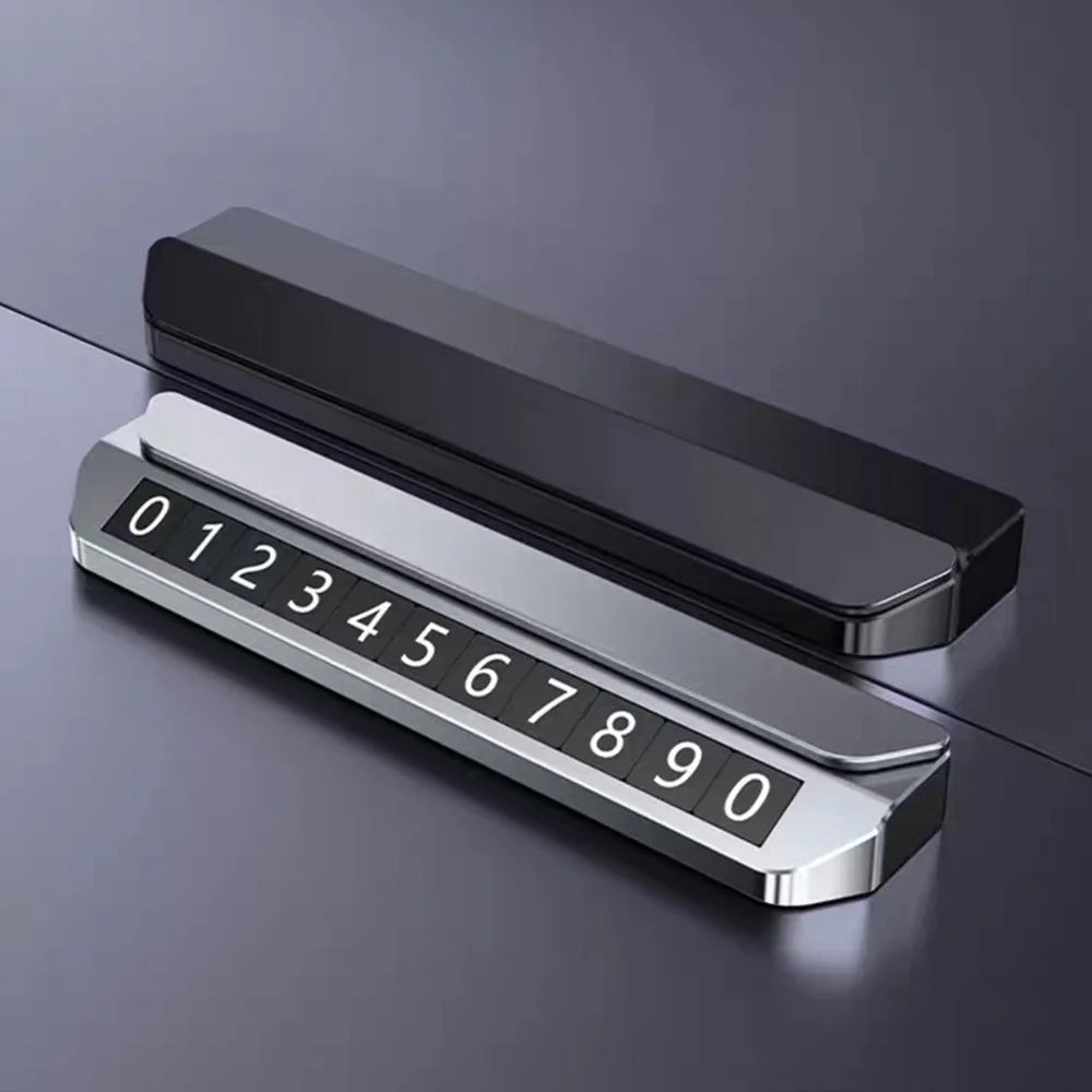 Universal Car Parking Phone Number Plate
