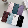 Luxury Wireless Charging Soft Silicone Magnetic Case for Samsung Galaxy -SPS092