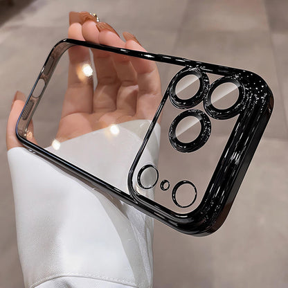 Crystal Clear Electroplated Ultra-Slim Case for iPhone 13 -17Pro Max
