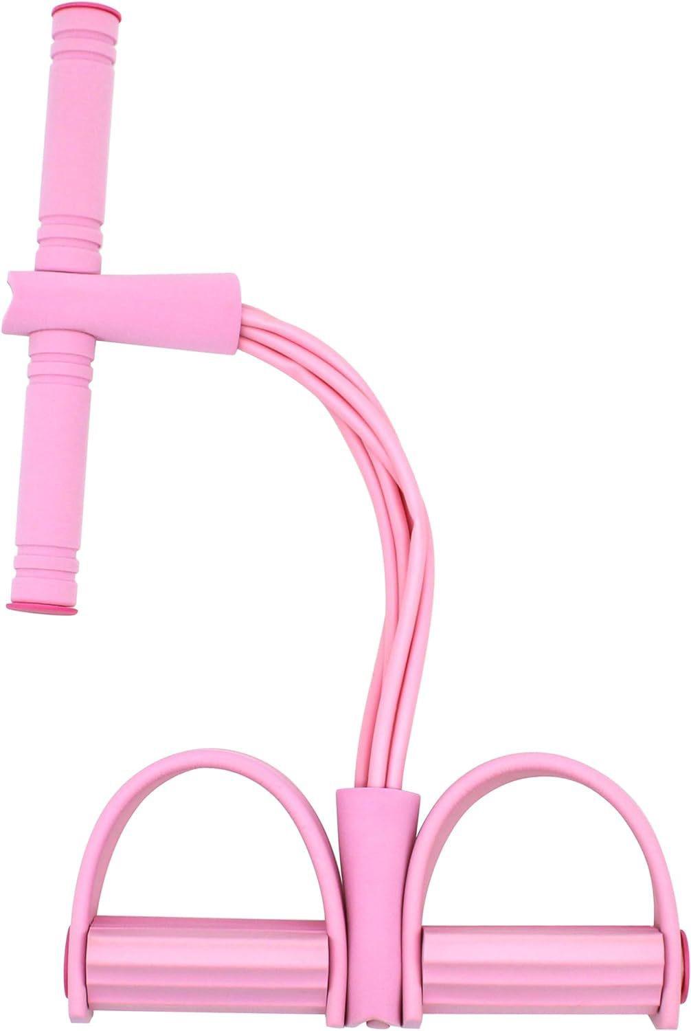 High Quality 6-Tube Foot Pedal Resistance Band Sit-Up Pull Rope Fitness Training Equipment