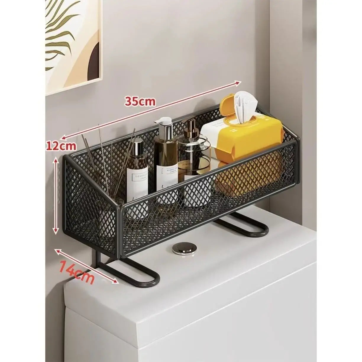 GREENSIDE Metal Toilet Storage Rack with Shelf