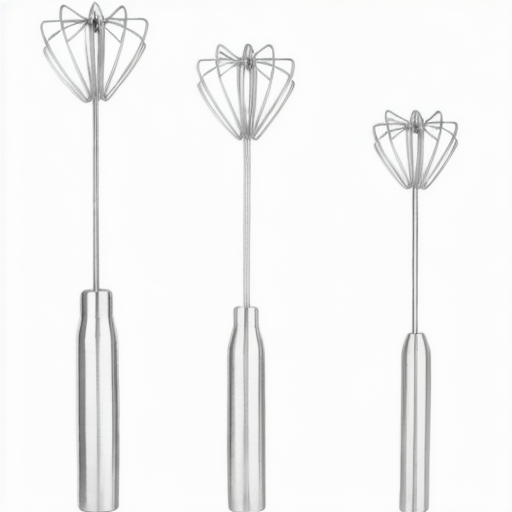 2025 Best Seller Stainless Steel Egg Whisk with Durable Handle – Kitchen Mixer Tool
