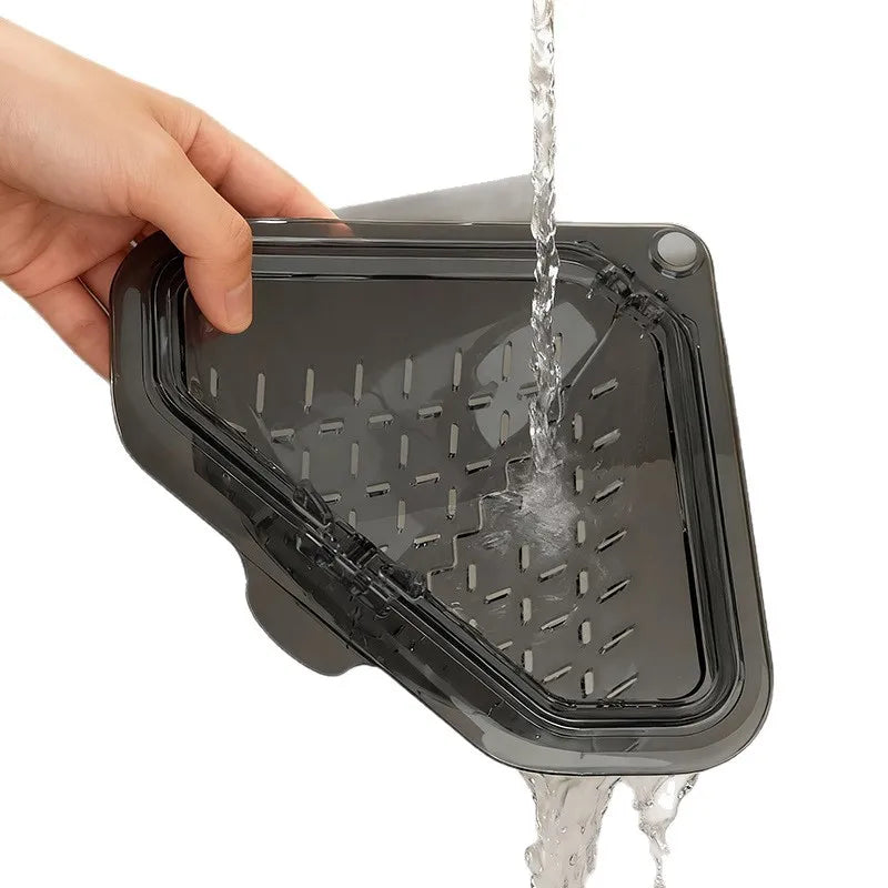 Magnetic Draining Triangular Kitchen Sink Filter, Household Food