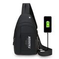 New Men's Chest Bag Anti Splashing Travel Outdoor Chest Bag