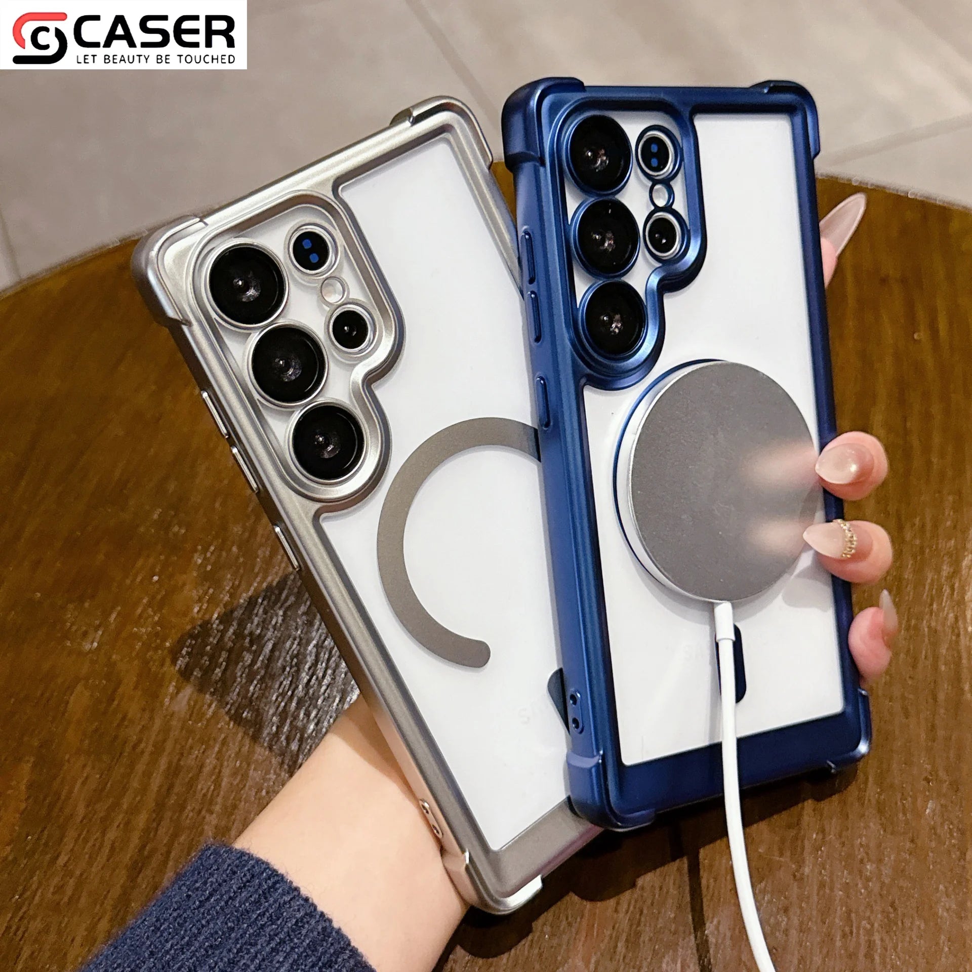 Magnetic Wireless Charging Case for Samsung