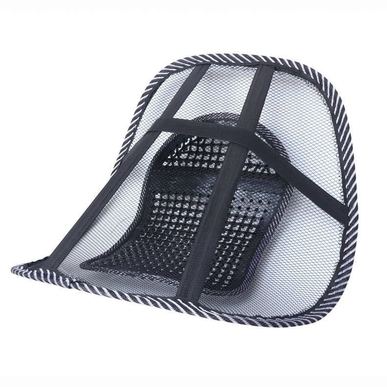 Durable Mesh Lumbar Support Cushion for Car & Office