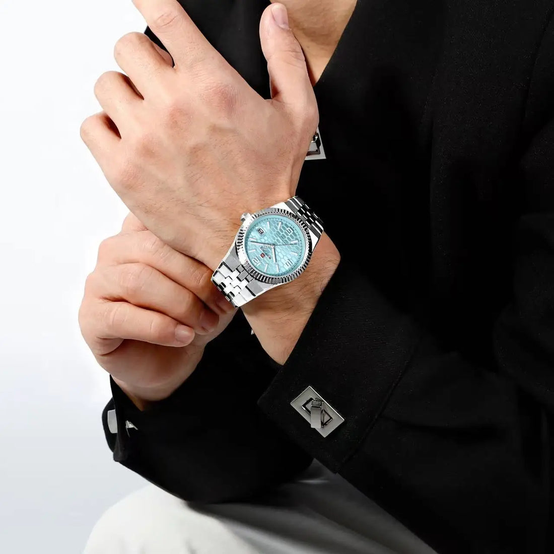 NAVIFORCE Men's Luxury Waterproof Wristwatch