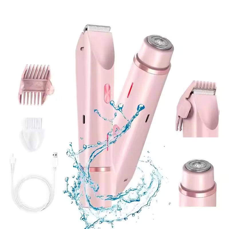 SilkGlide Mini Rechargeable Lady Shaver – Cordless Painless Hair Removal Razor