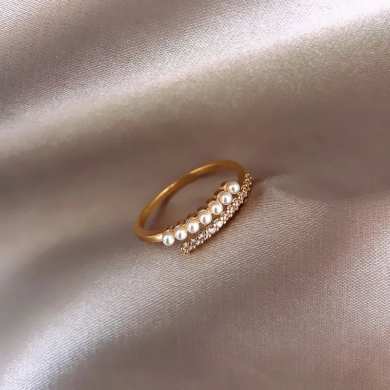 Trendy Pink Love Opening Ring – Exquisite Korean Design