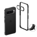 Premium Metal Frame Shockproof Bumper Cover for Google Pixel 10 9 8 7 Pro XL 9a with Lens Protector