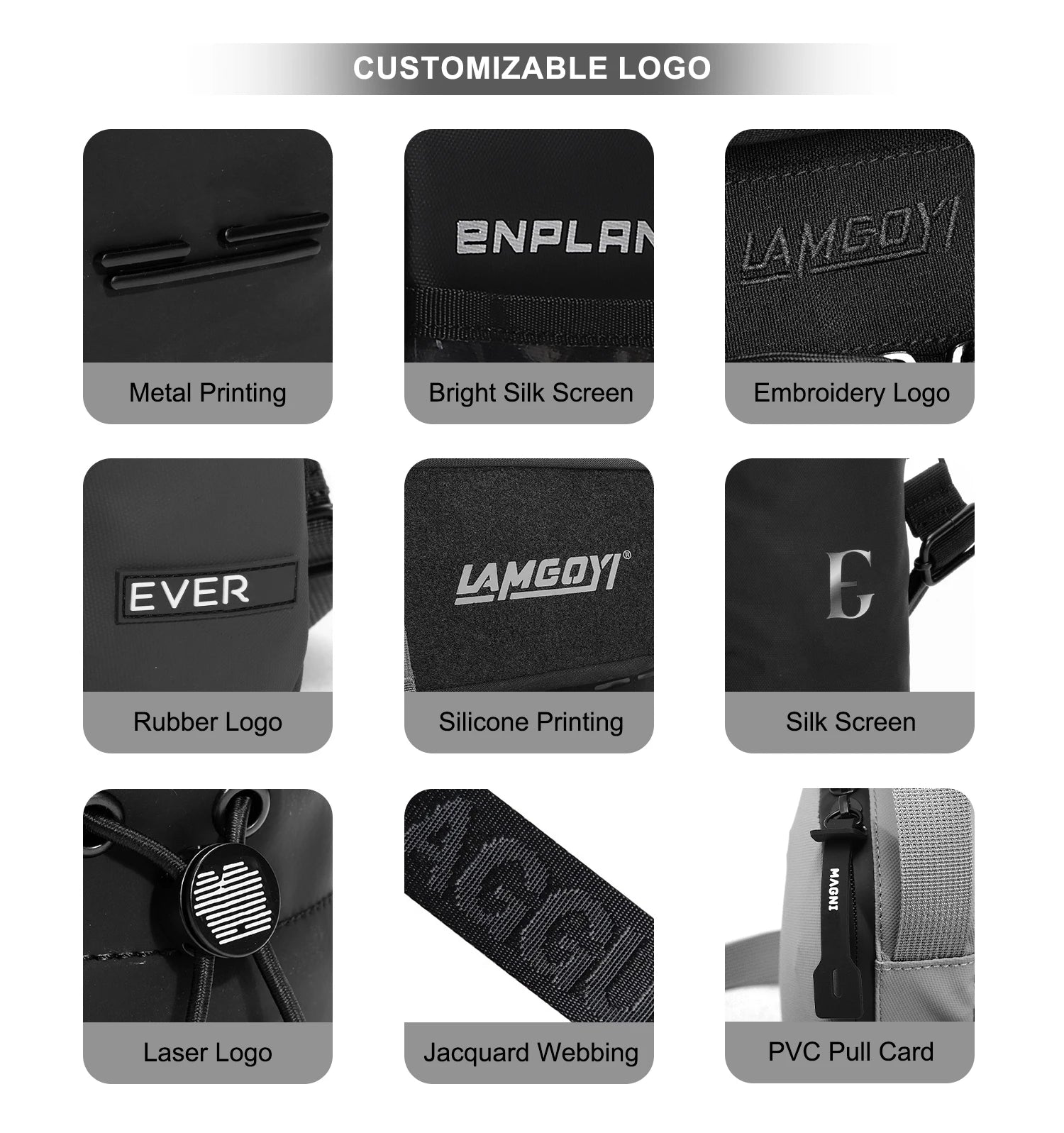 LAMGOYI Waterproof Magnetic Gym Bag