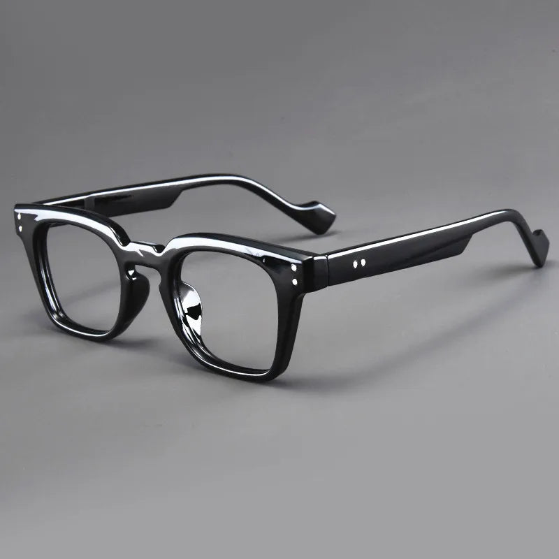 Retro Square Reading Glasses - Anti Blue Light