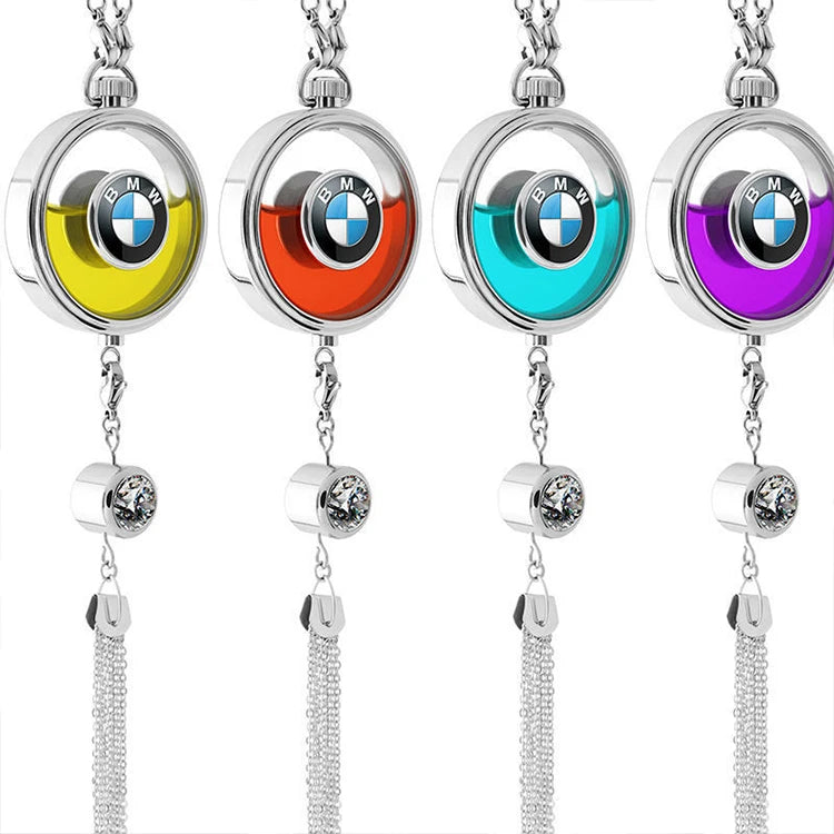Car Pendant Liquid Perfume Car logo with Drill Car air Freshener